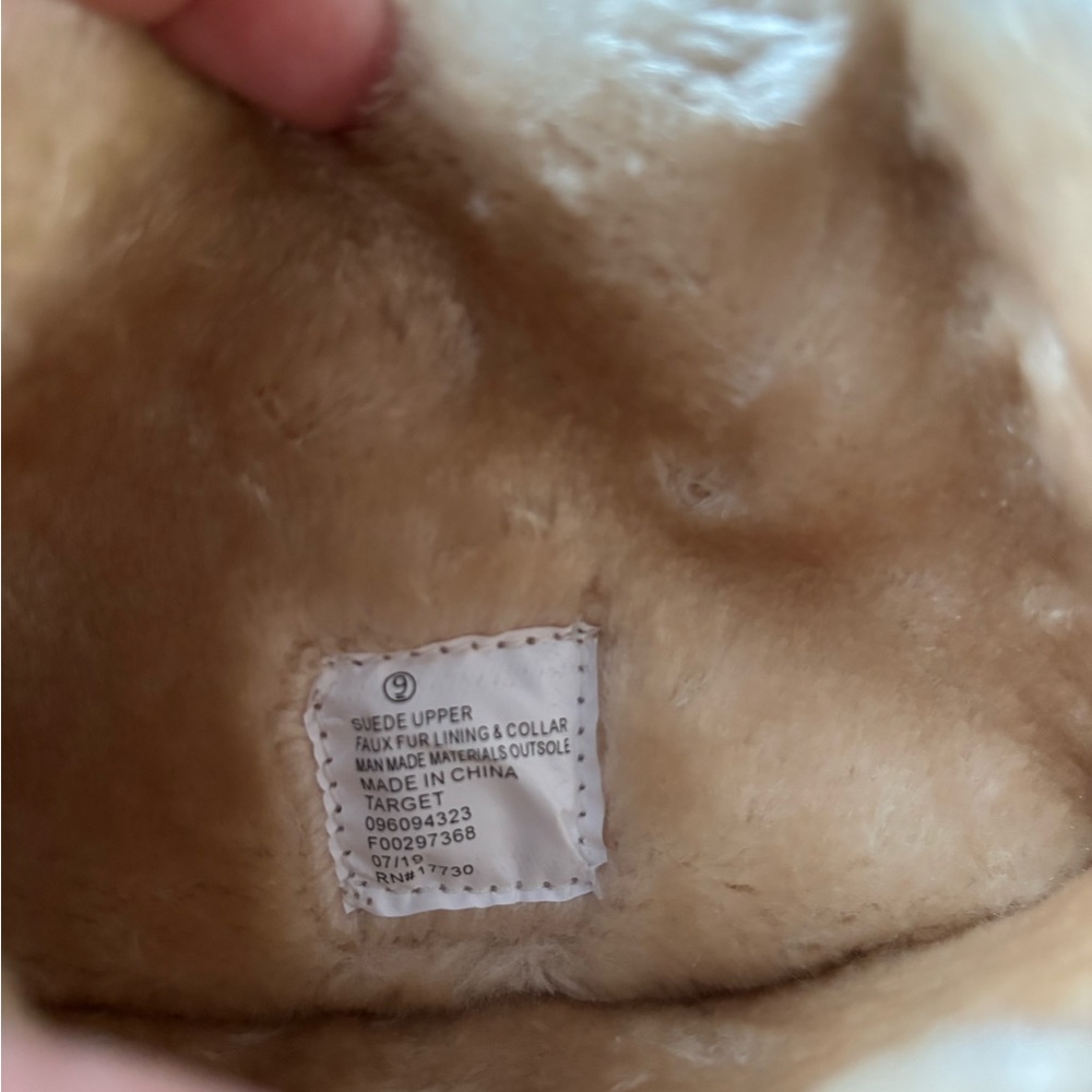 Universal Thread Suede Tan Fold Down Winter Boots… - image 7